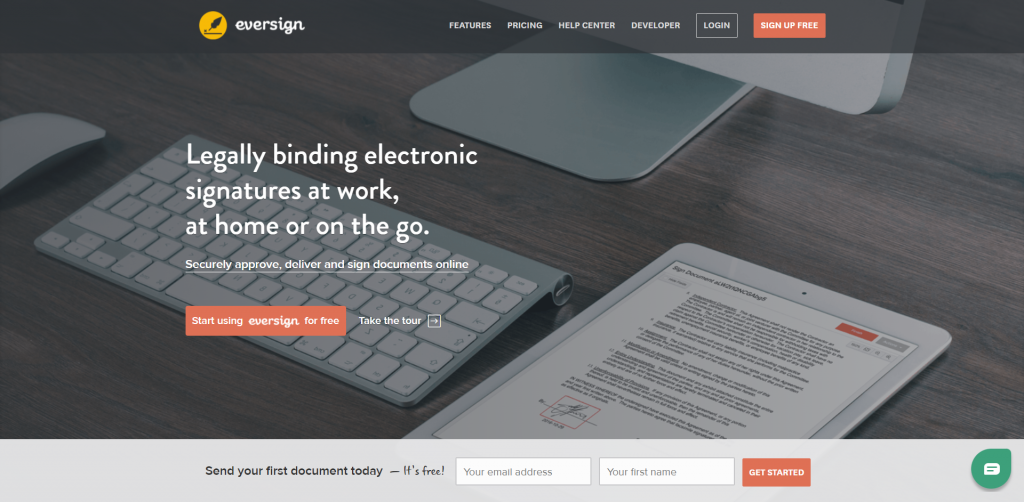 Eversign is a DocuSign alternative