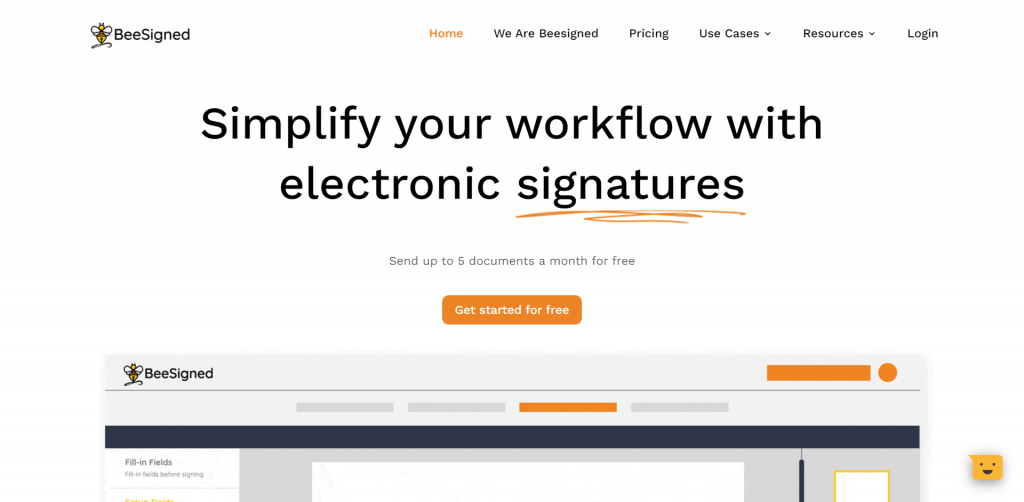 BeeSigned is a DocuSign alternative