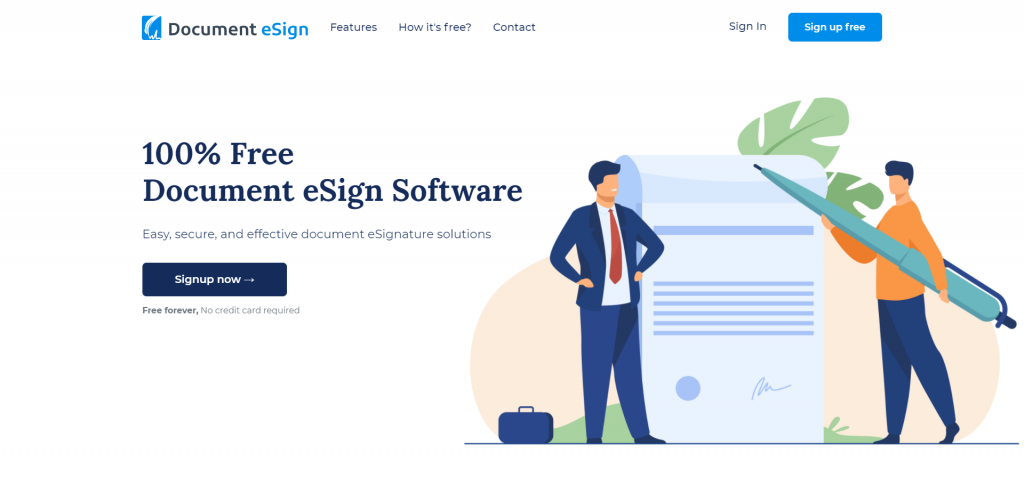 Document eSign is a DocuSign alternative