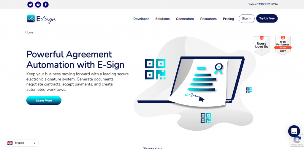 E-Sign is a DocuSign alternative