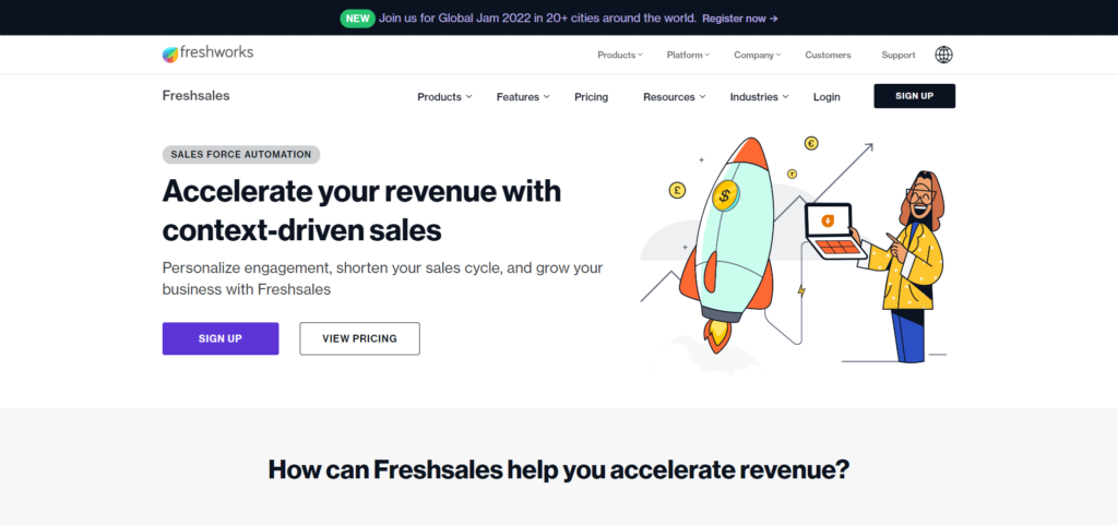 Freshsales is a Salesforce alternative