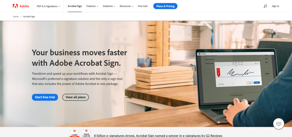 Adobe Sign is a DocuSign alternative