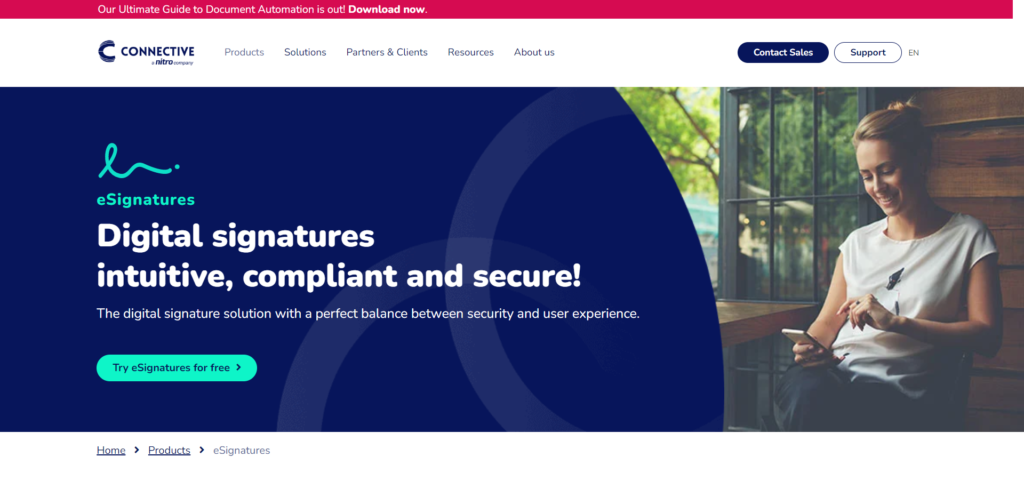 Connective is a DocuSign alternative