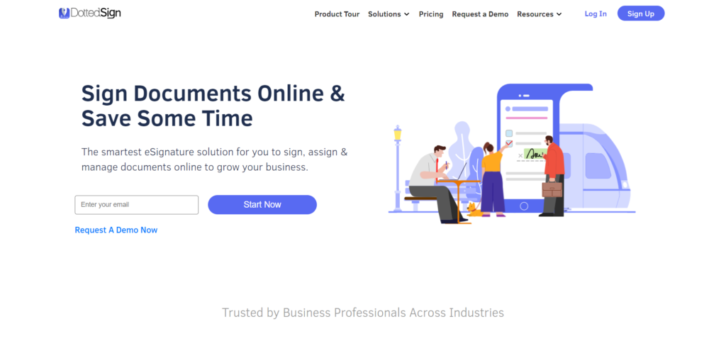 DottedSign is a DocuSign alternative