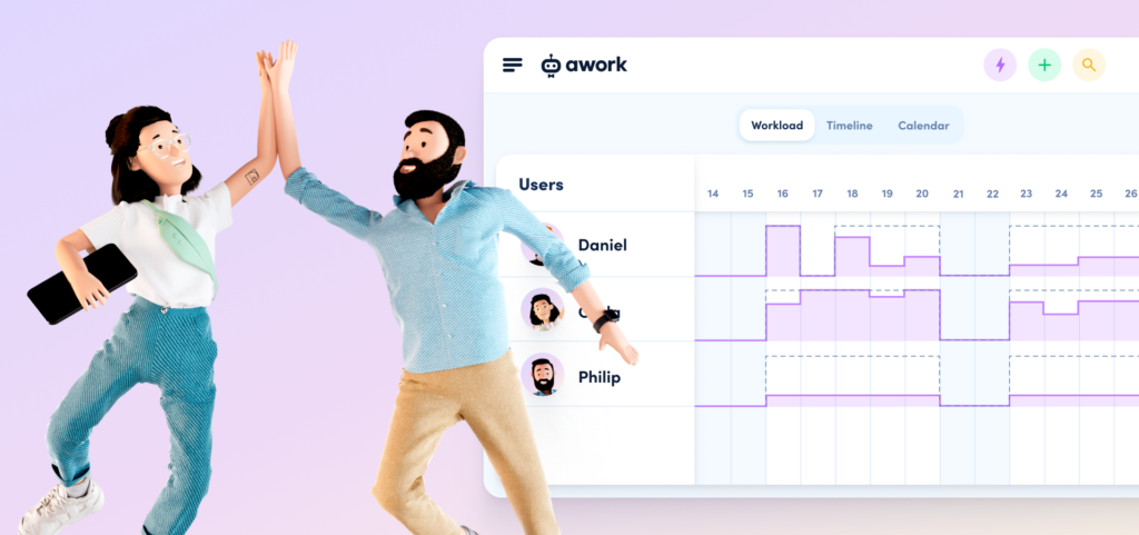 Awork is a Trello alternative